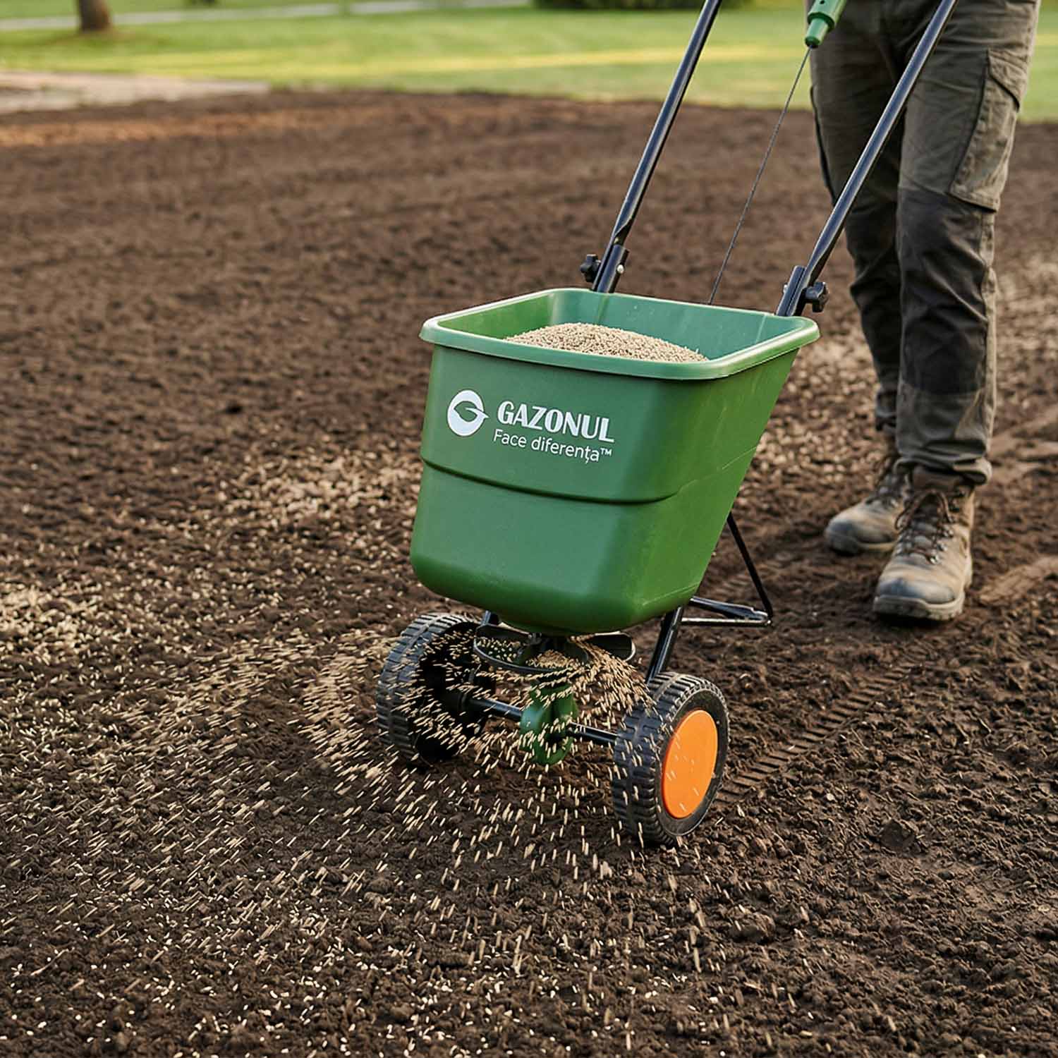 Dispozitiv de împrăștiere Easy Roll, manual, 12 L