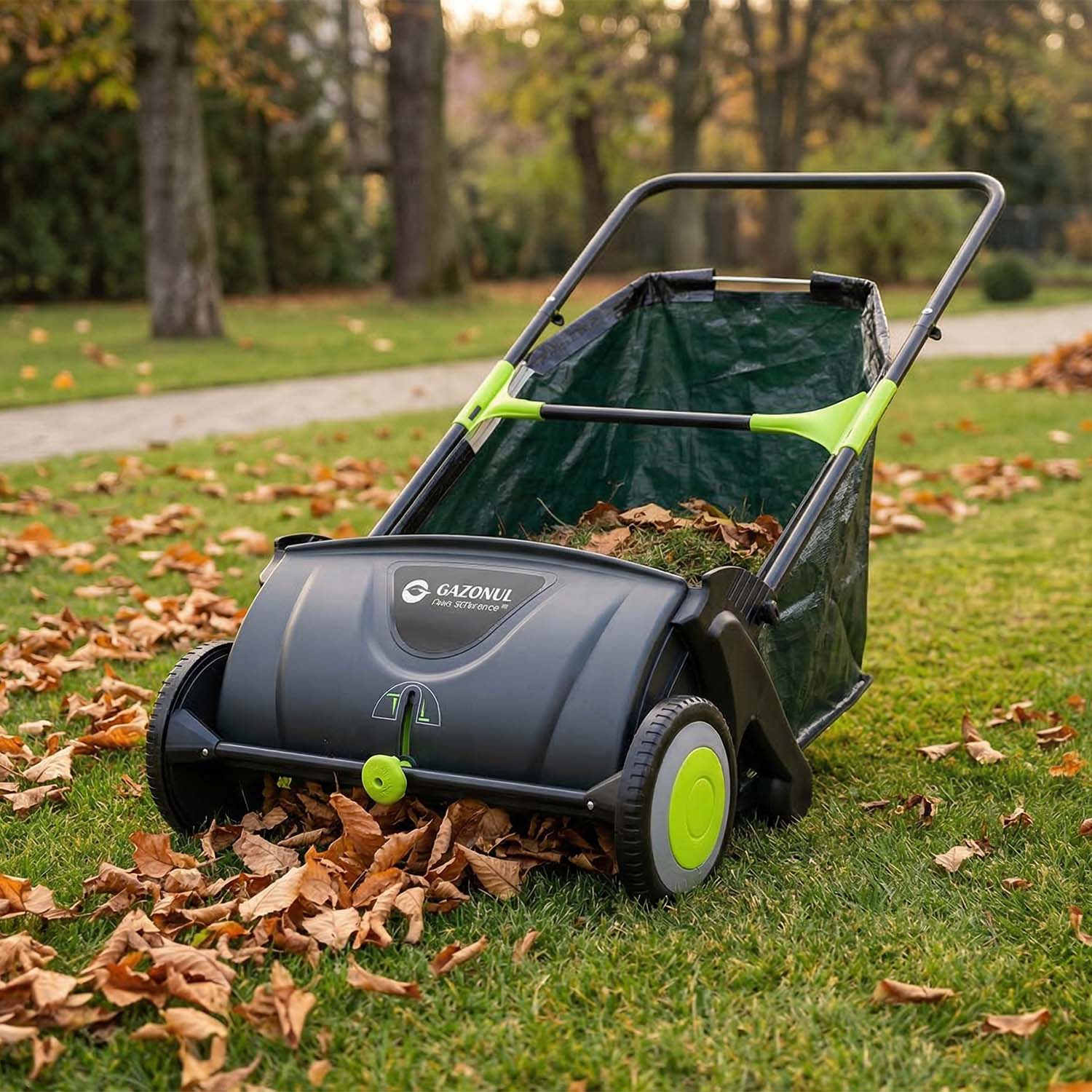 Mașină de măturat Easy Sweeper pentru gazon și frunze