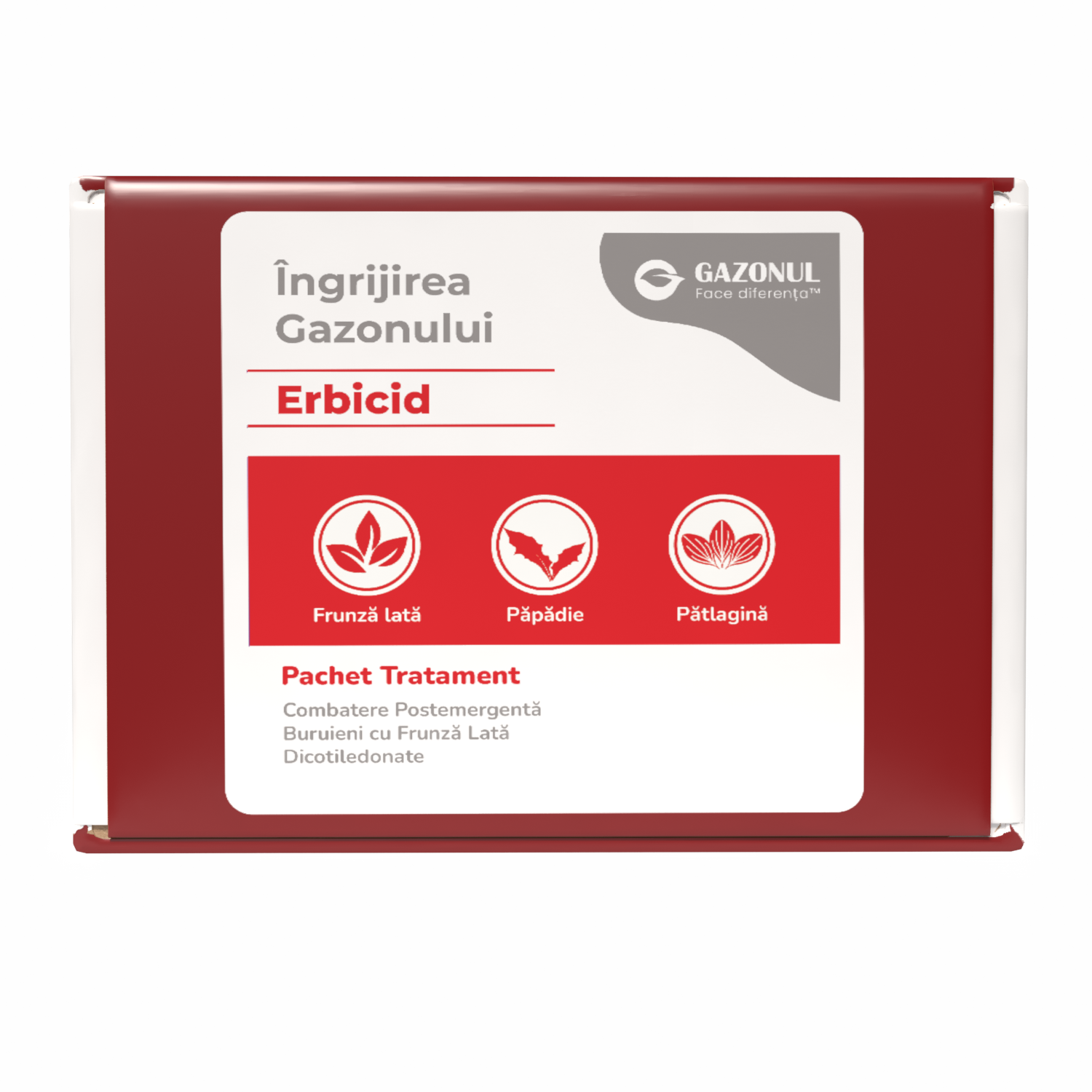 Pachet - Erbicid Selectiv Gazon – Combatere Postemergentă Buruieni cu Frunză Lată Dicotiledonate