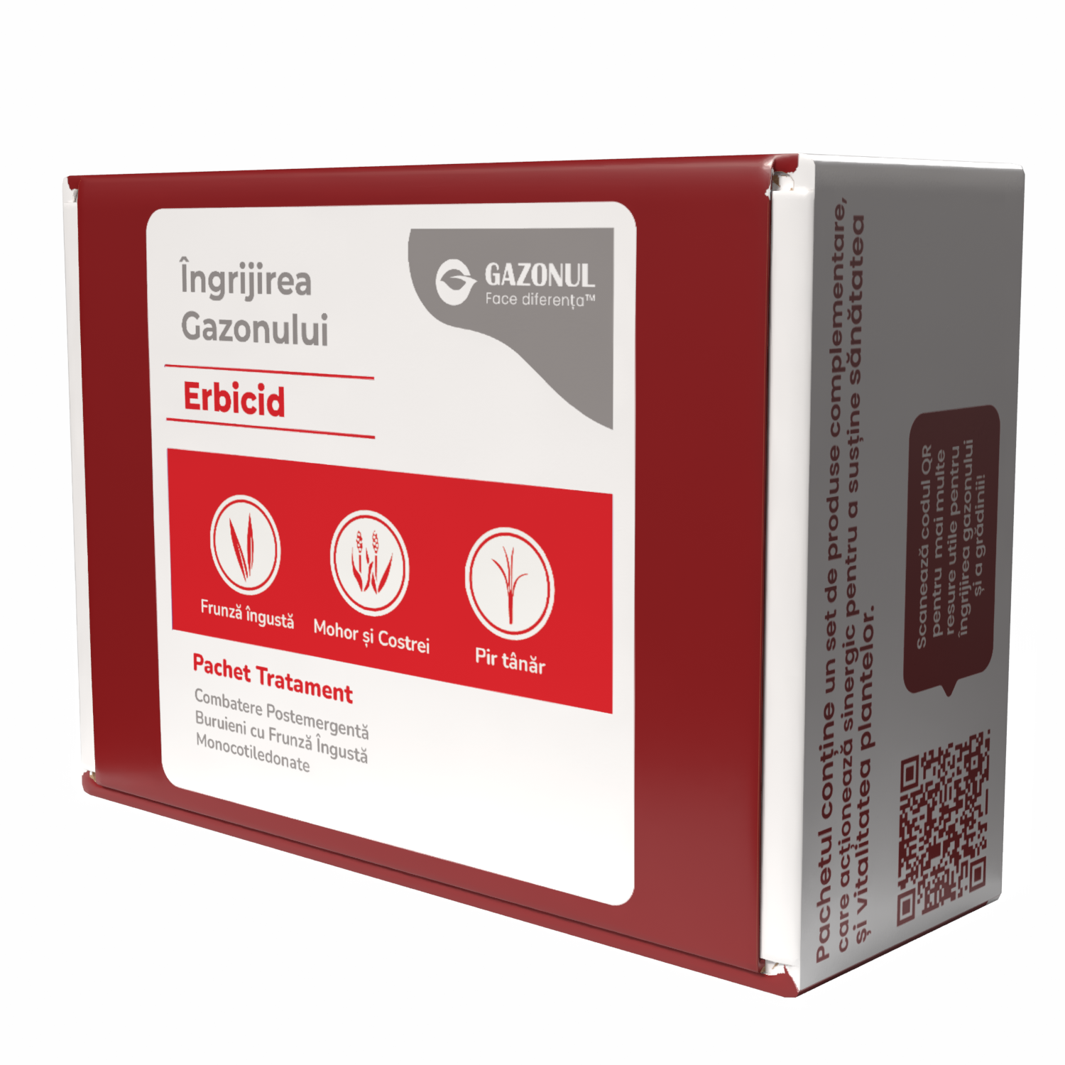 Pachet - Erbicid Selectiv Gazon – Combatere Postemergentă Buruieni cu Frunză Îngustă