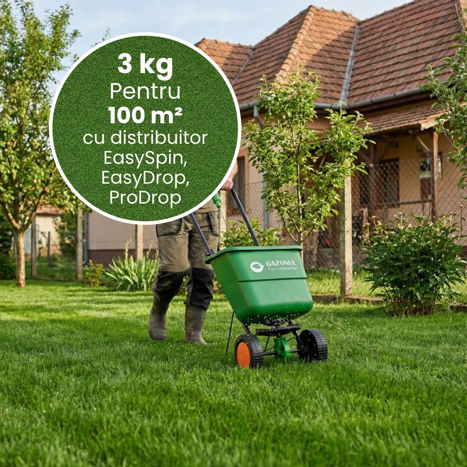 Îngrășământ gazon Fortify pentru rădăcini puternice și rezistență la stres