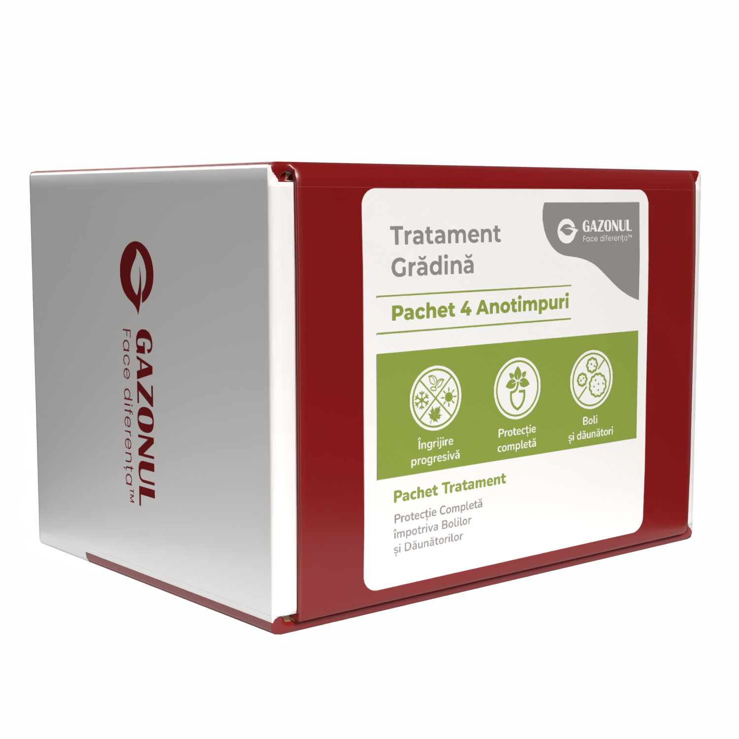 Pachet Tratament Grădină 4 Anotimpuri  – Îngrijire și Protecție împotriva Dăunătorilor și Bolilor