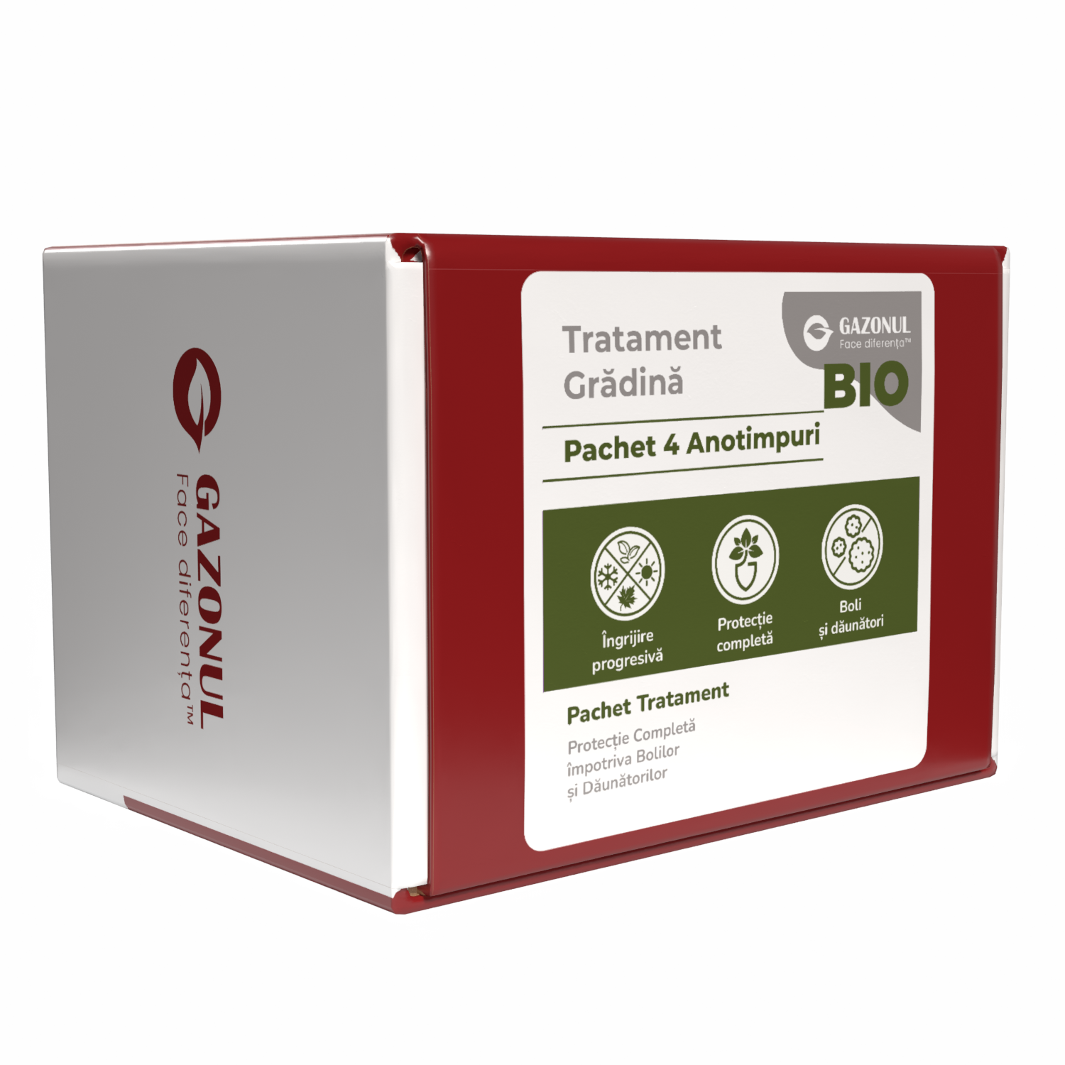 Pachet Tratament Grădină BIO 4 Anotimpuri  – Îngrijire și Protecție împotriva Dăunătorilor și Bolilor