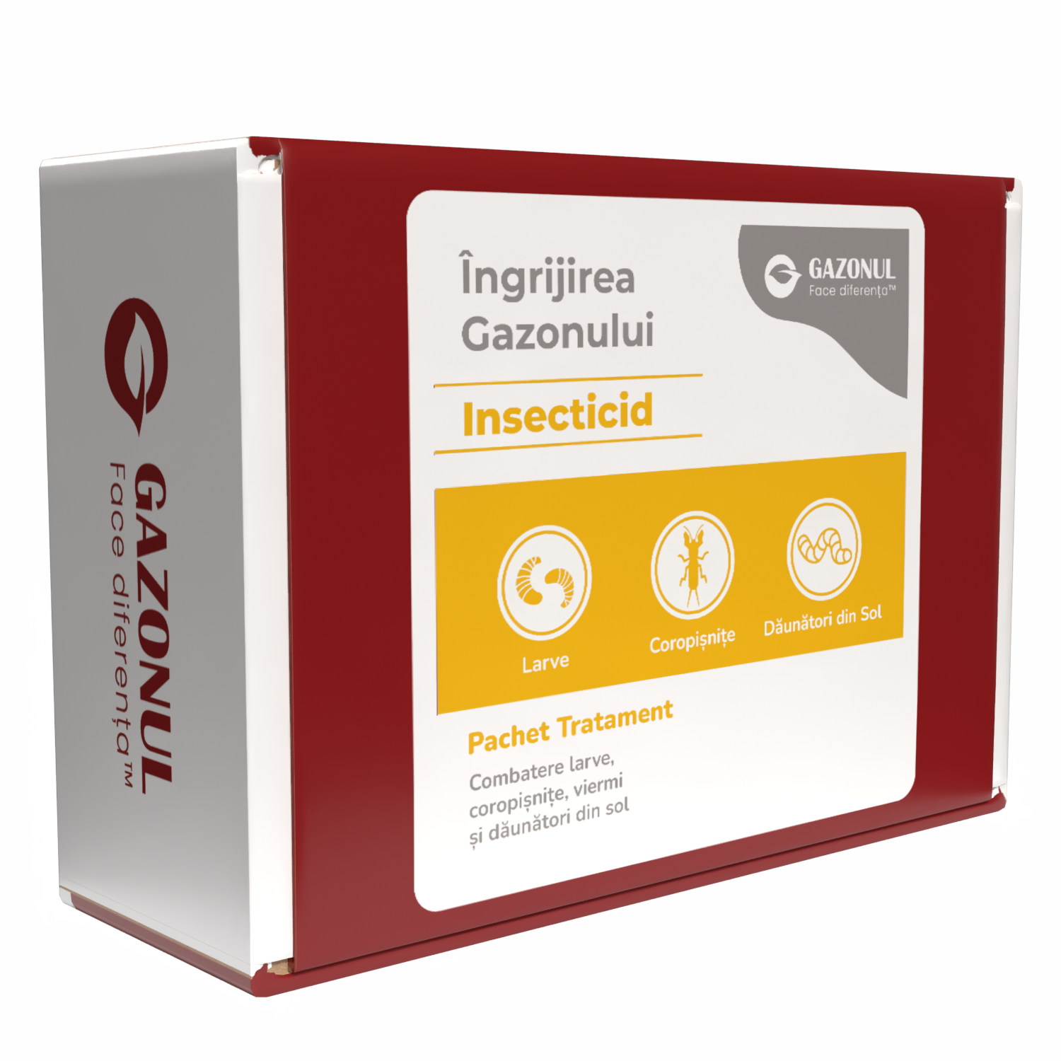 Pachet - Insecticid pentru Gazon – Combatere larve, coropișnițe, viermi și dăunători din sol