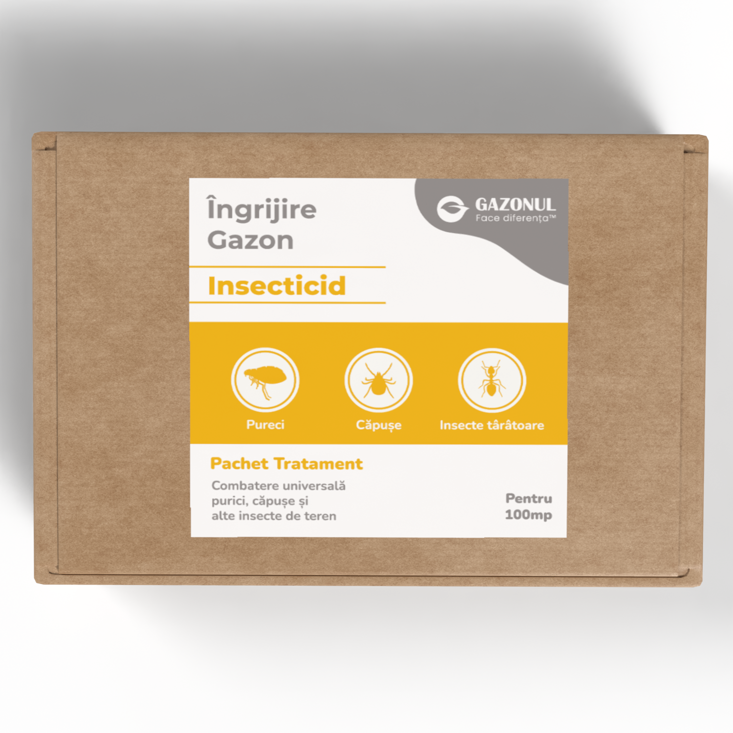 Pachet - Insecticid pentru Gazon – Combatere universala purici, căpușe și alte insecte de teren