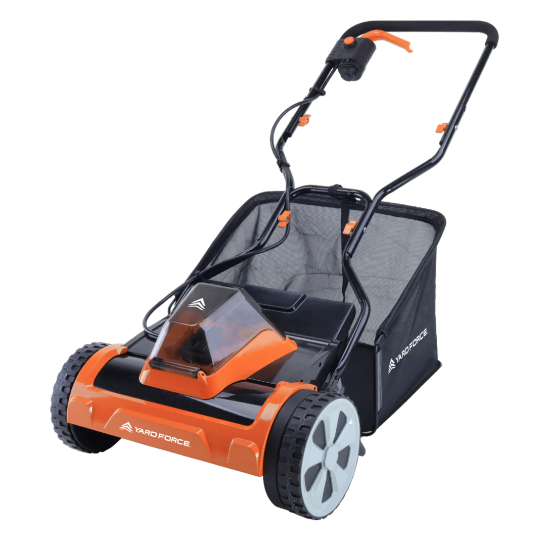 Mașină de tuns gazon / iarba Yard Force LM C38A cu tambur și acumulator, 20 V, 38 cm