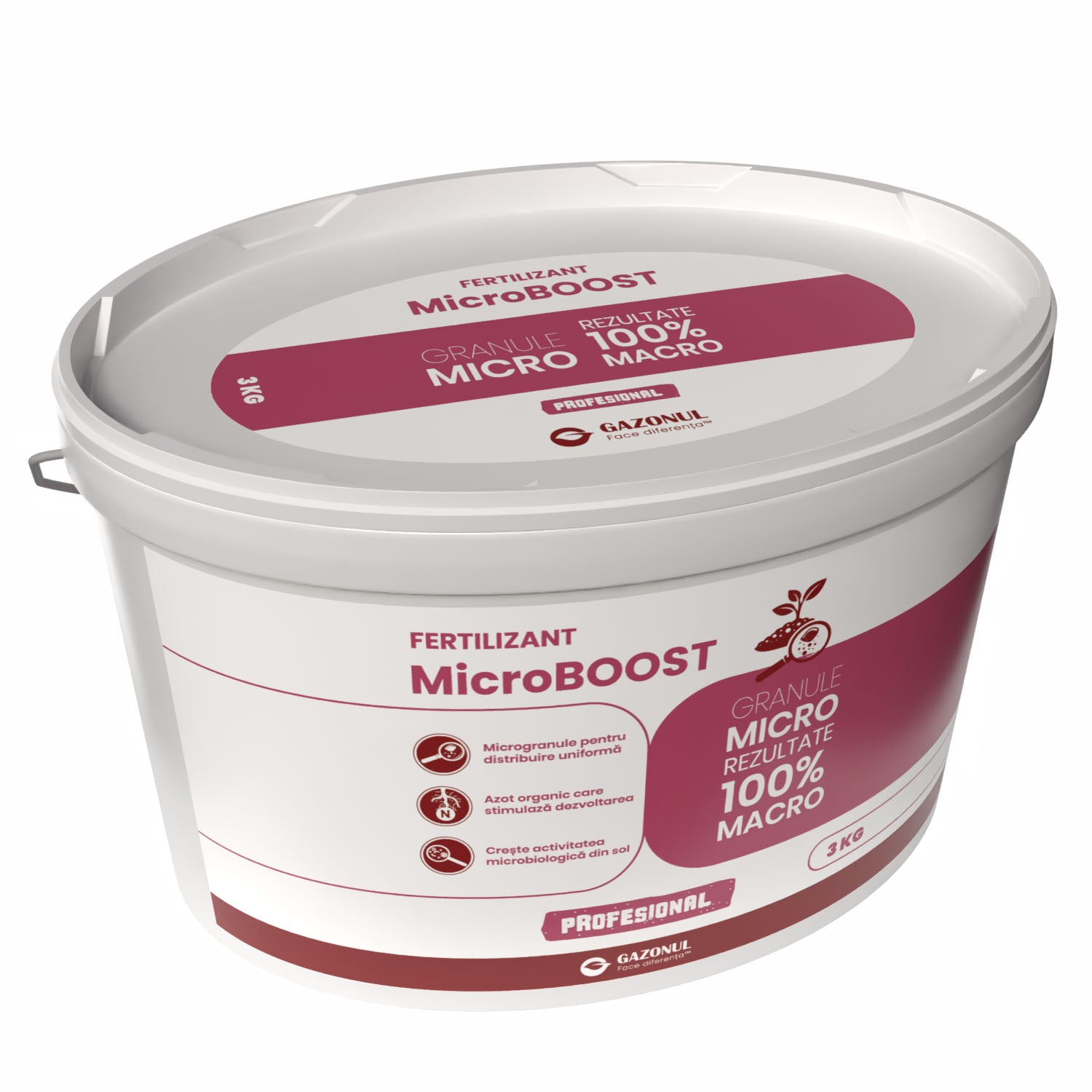 Îngrășământ MicroBoost microgranulat cu azot organic pentru creștere