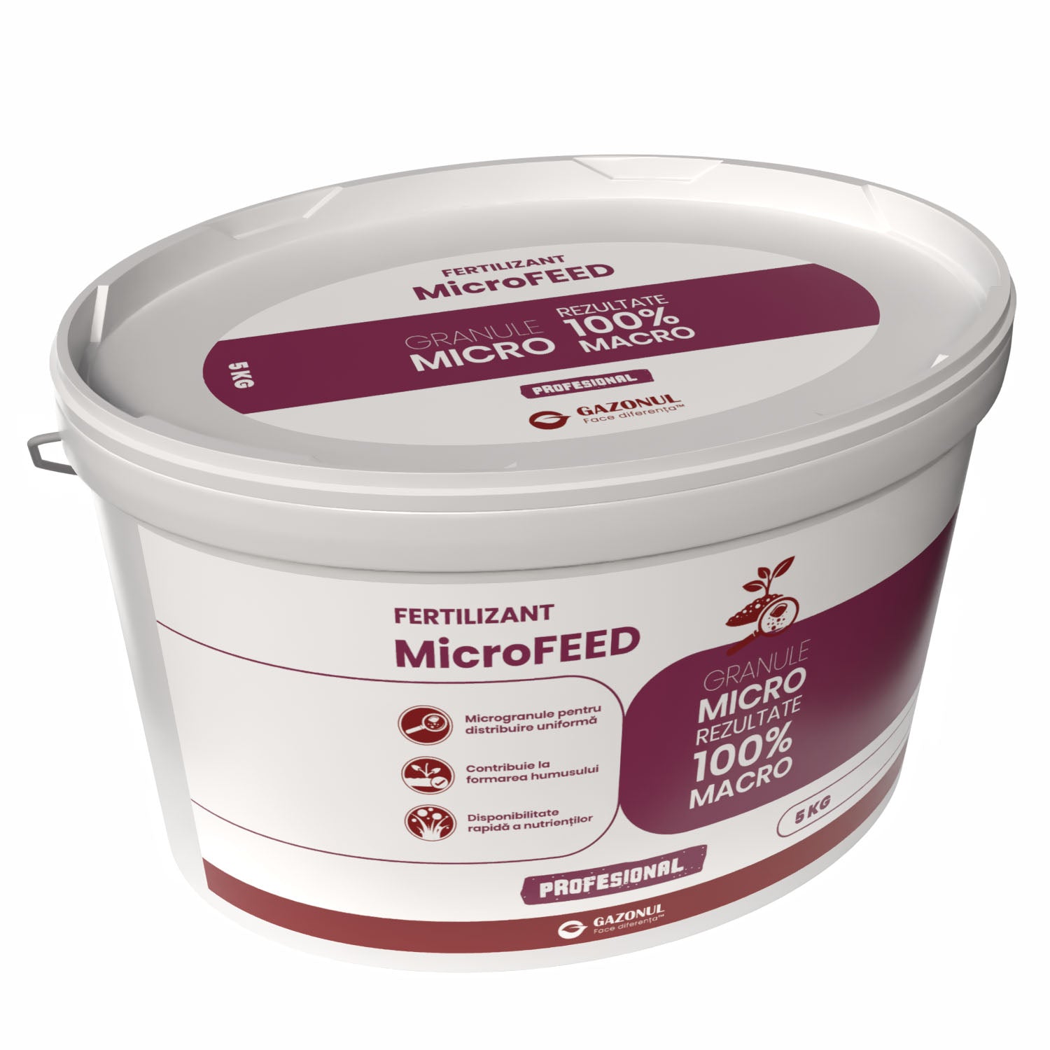 Îngrășământ MicroFeed microgranulat pentru sol fertil și nutriție de durată