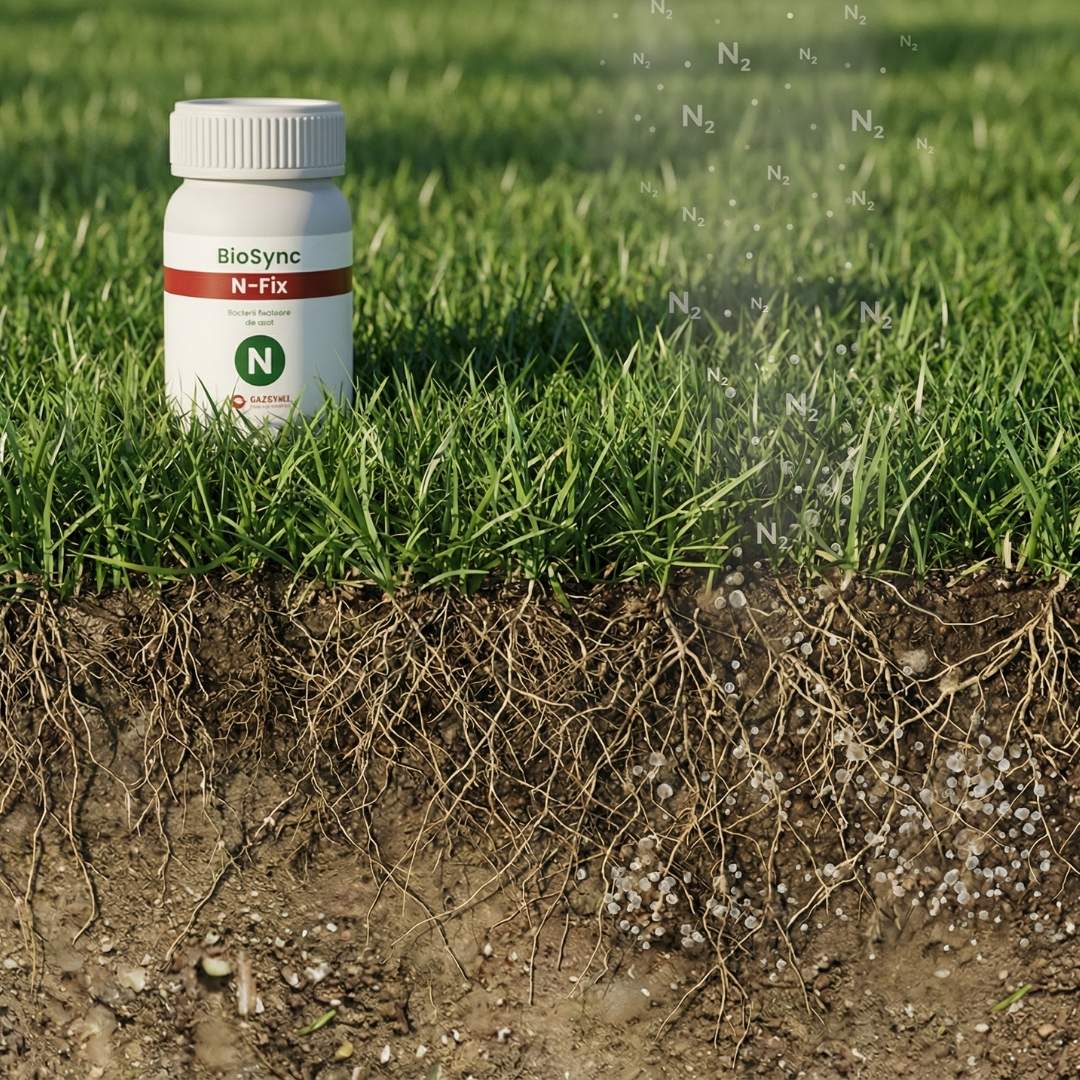 BioSync N-Fix – bacterii fixatoare de azot cu rol în germinarea semințelor și dezvoltarea plantelor 10 g