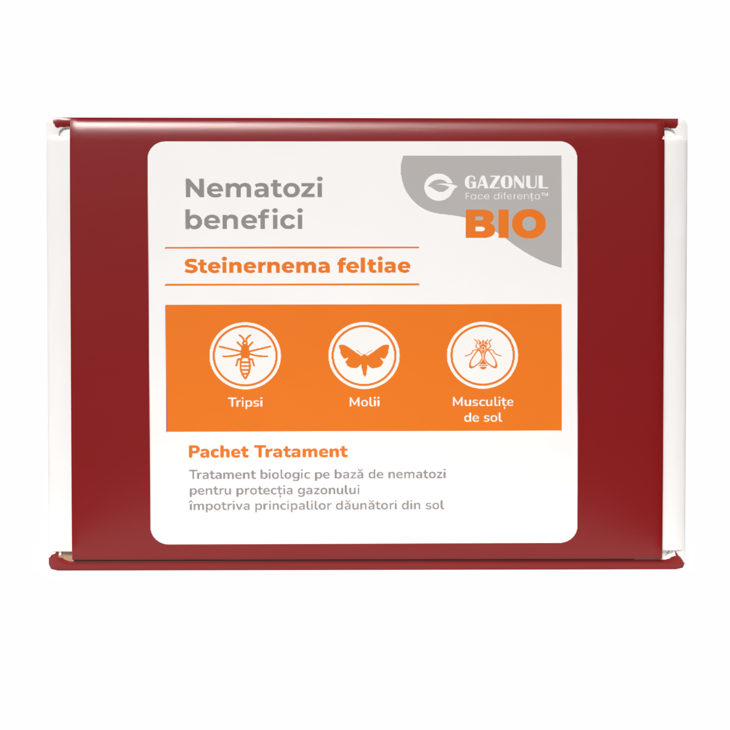 Nematozi benefici Steinernema feltiae pentru molii, tripsi și alți dăunători