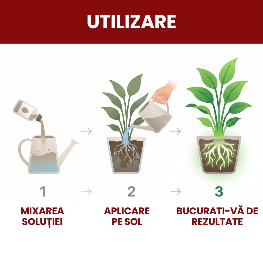 Pachet Îngrijire Plante de interior pentru rădăcini rezistente