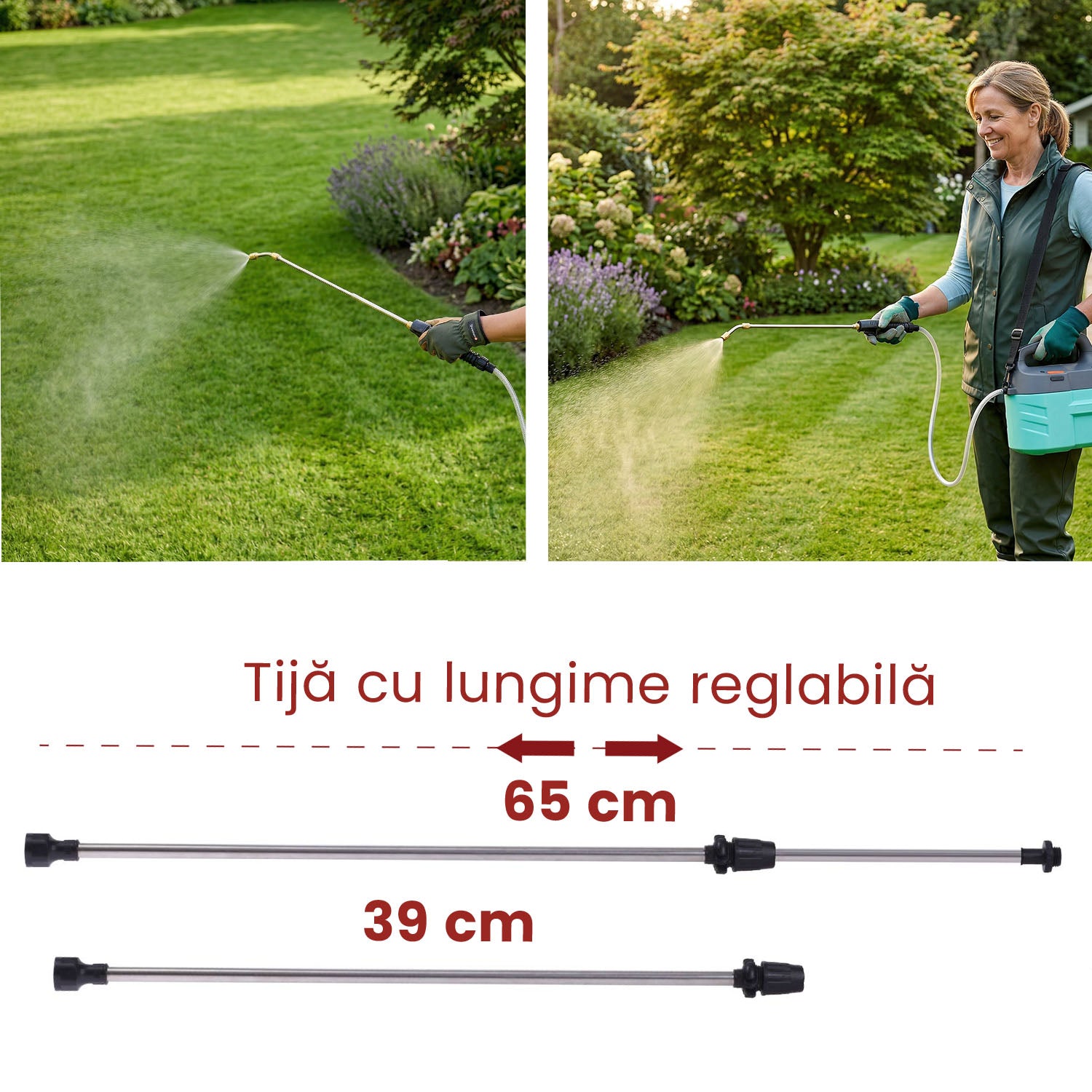 Pulverizator PRO Electric Sprayer, tip pompă portabilă pentru grădină, 5 L