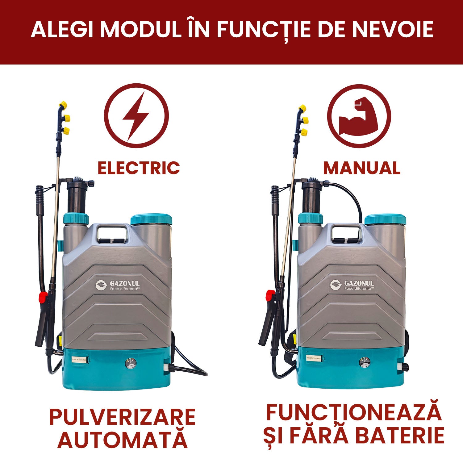 Pompă PRO Electric Sprayer 16L, pentru grădină