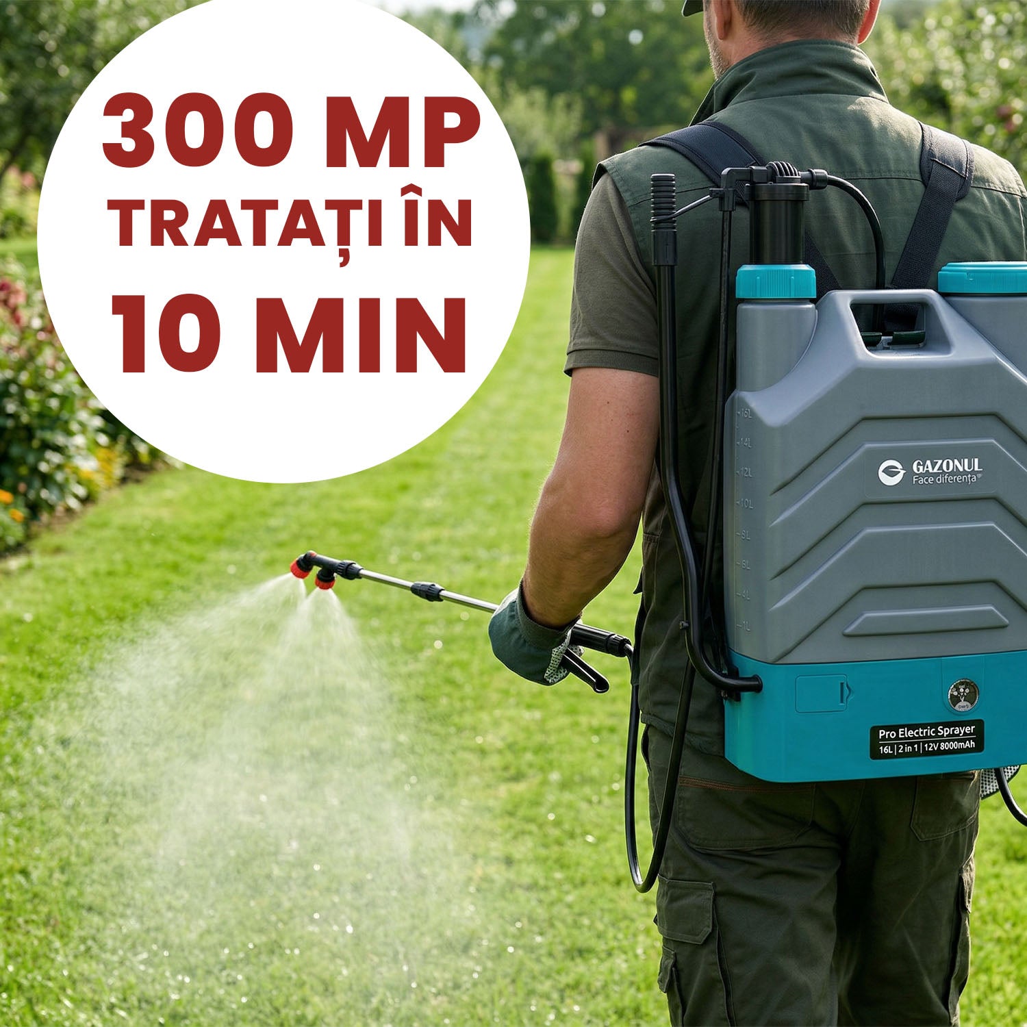 Pompă PRO Electric Sprayer 16L, pentru grădină