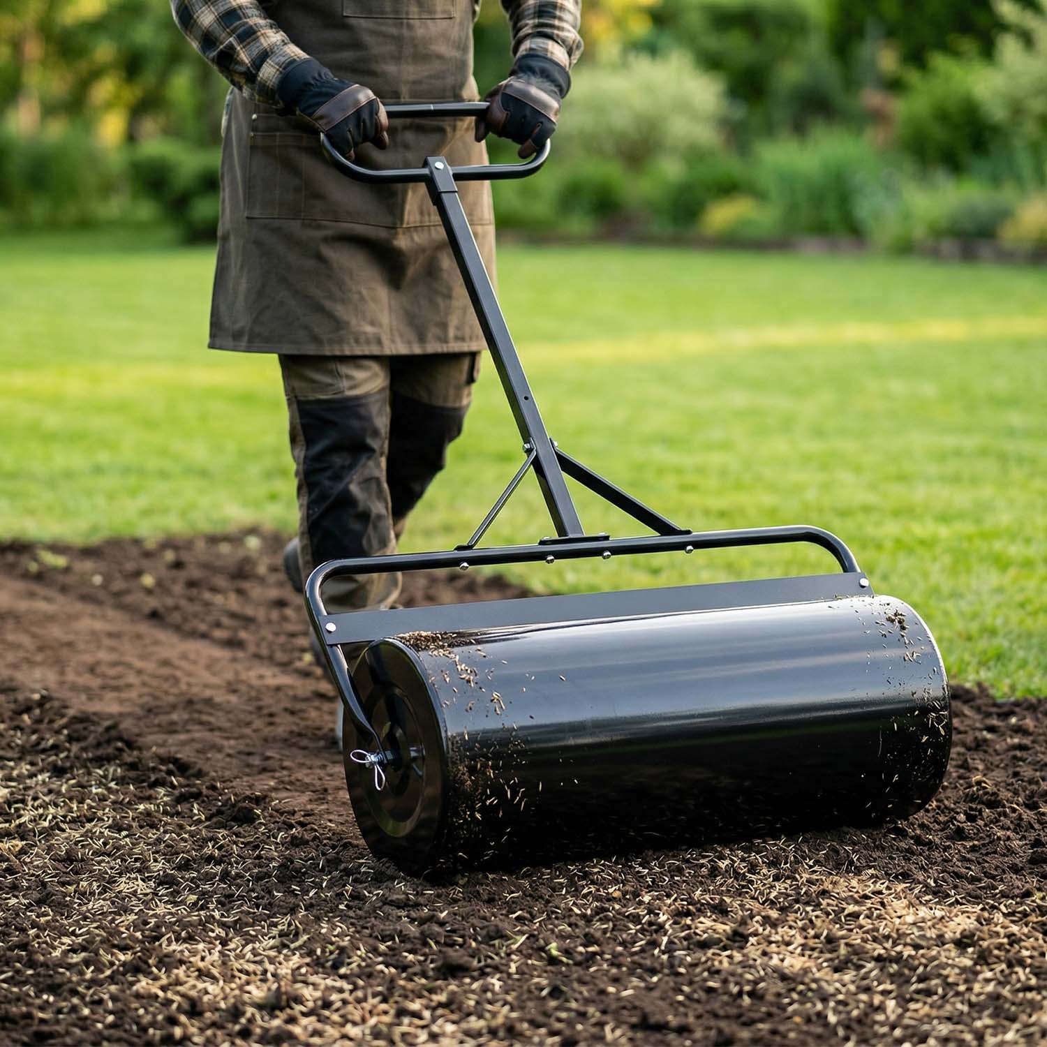 Tăvălug pentru nivelare și tasare gazon PRO Compact