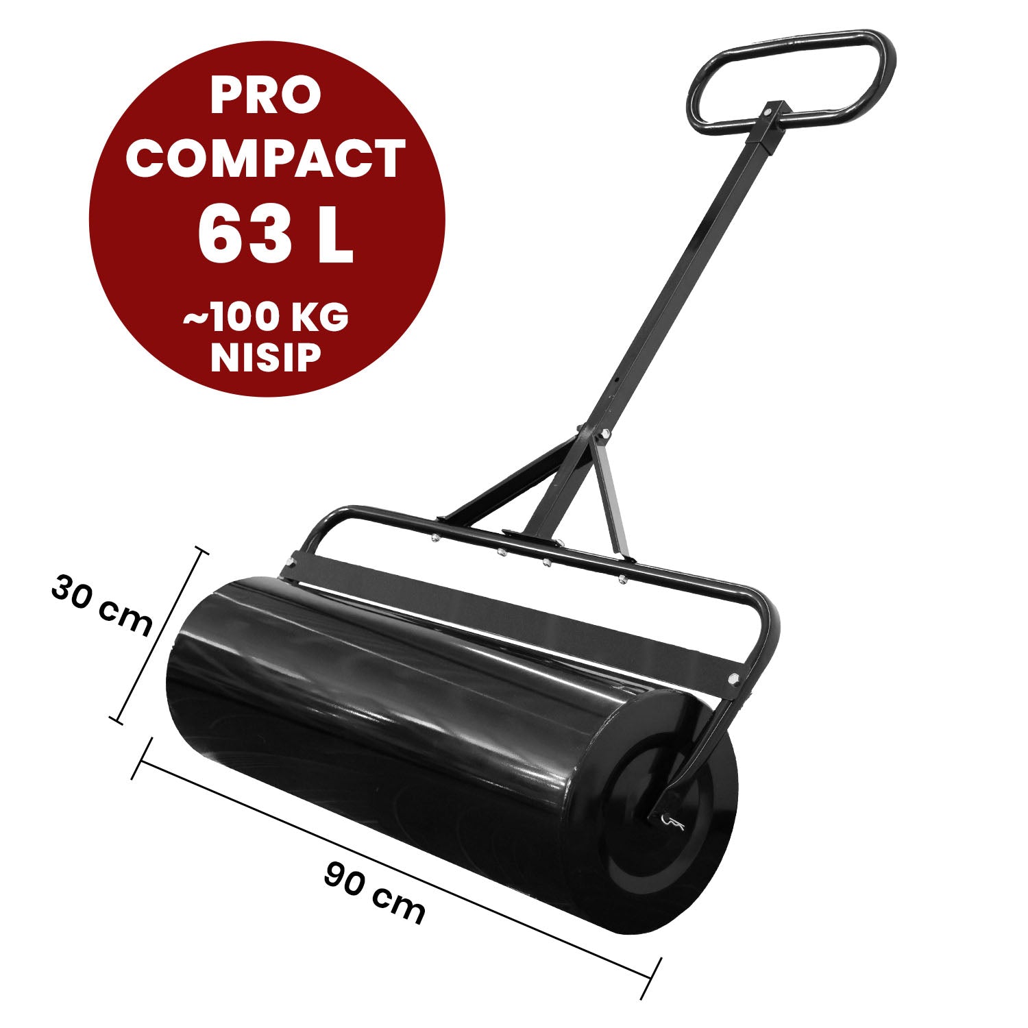 Tăvălug pentru nivelare și tasare gazon PRO Compact