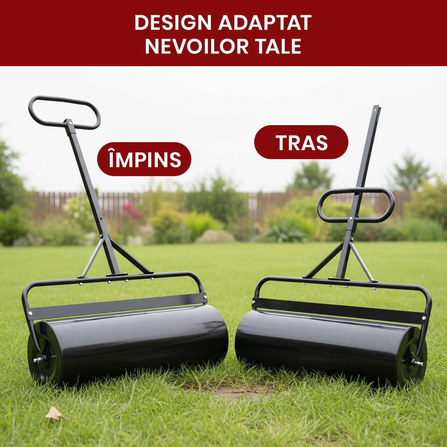 Tăvălug pentru nivelare și tasare gazon PRO Compact
