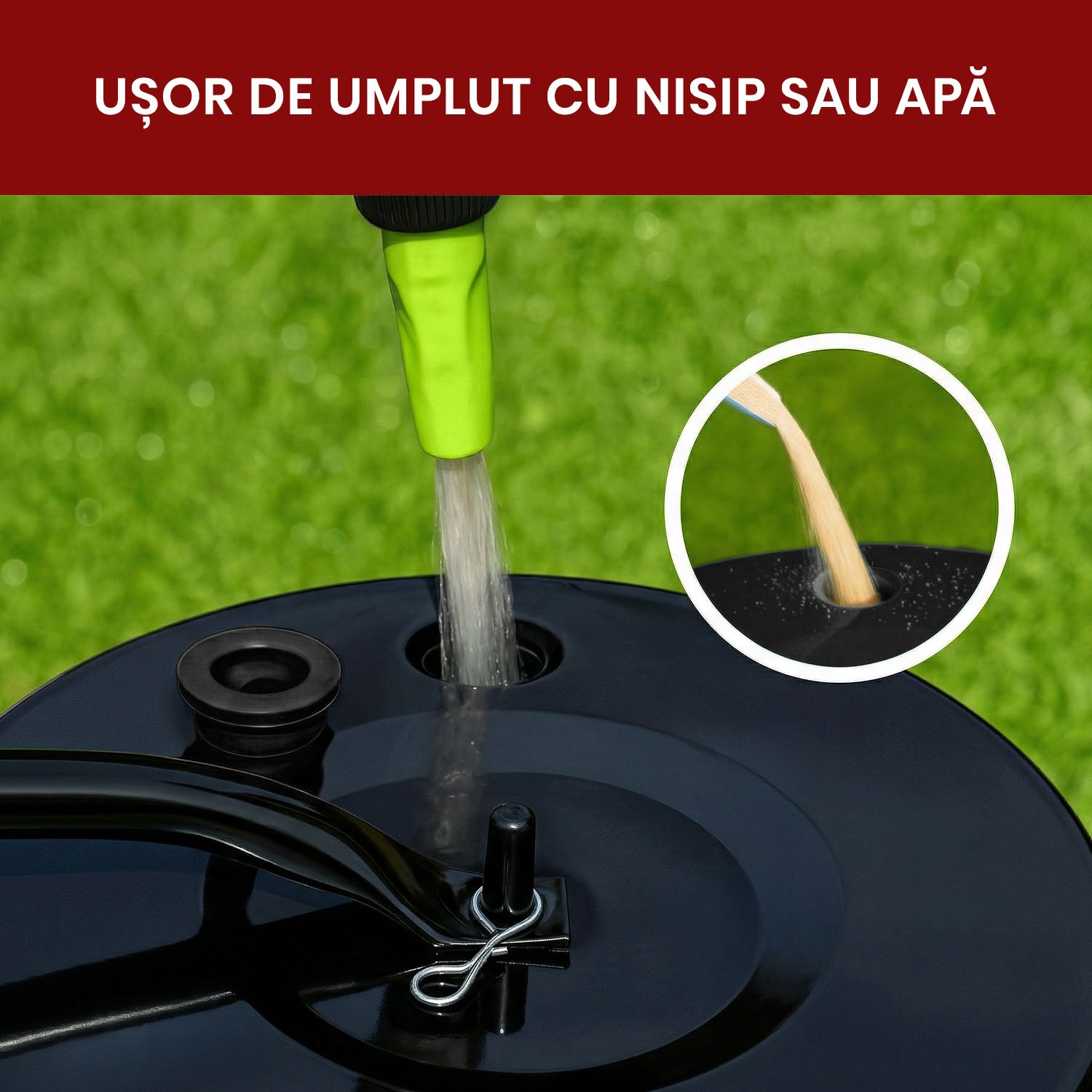 Tăvălug pentru nivelare și tasare gazon PRO Compact