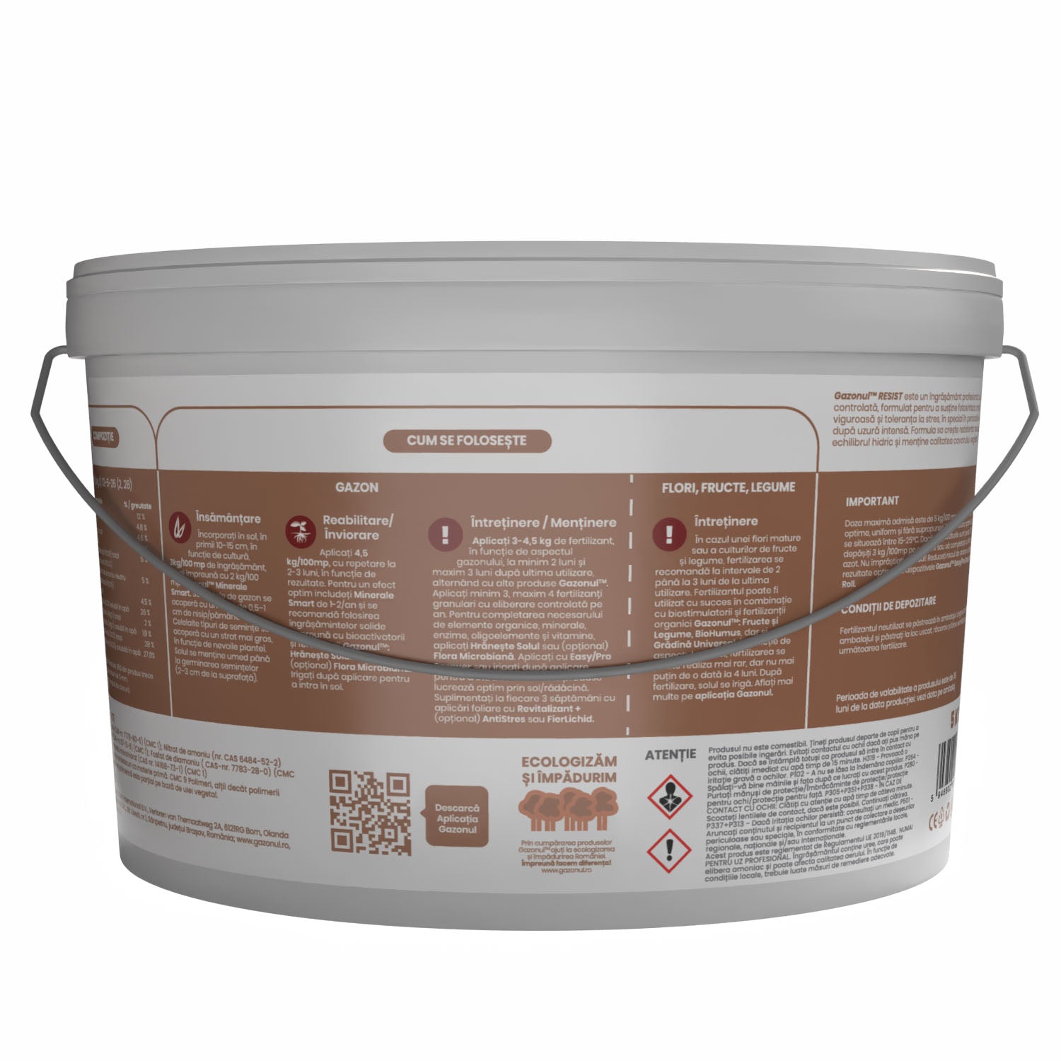 Îngrășământ Resist cu eliberare controlată pentru gazon rezistent la stres