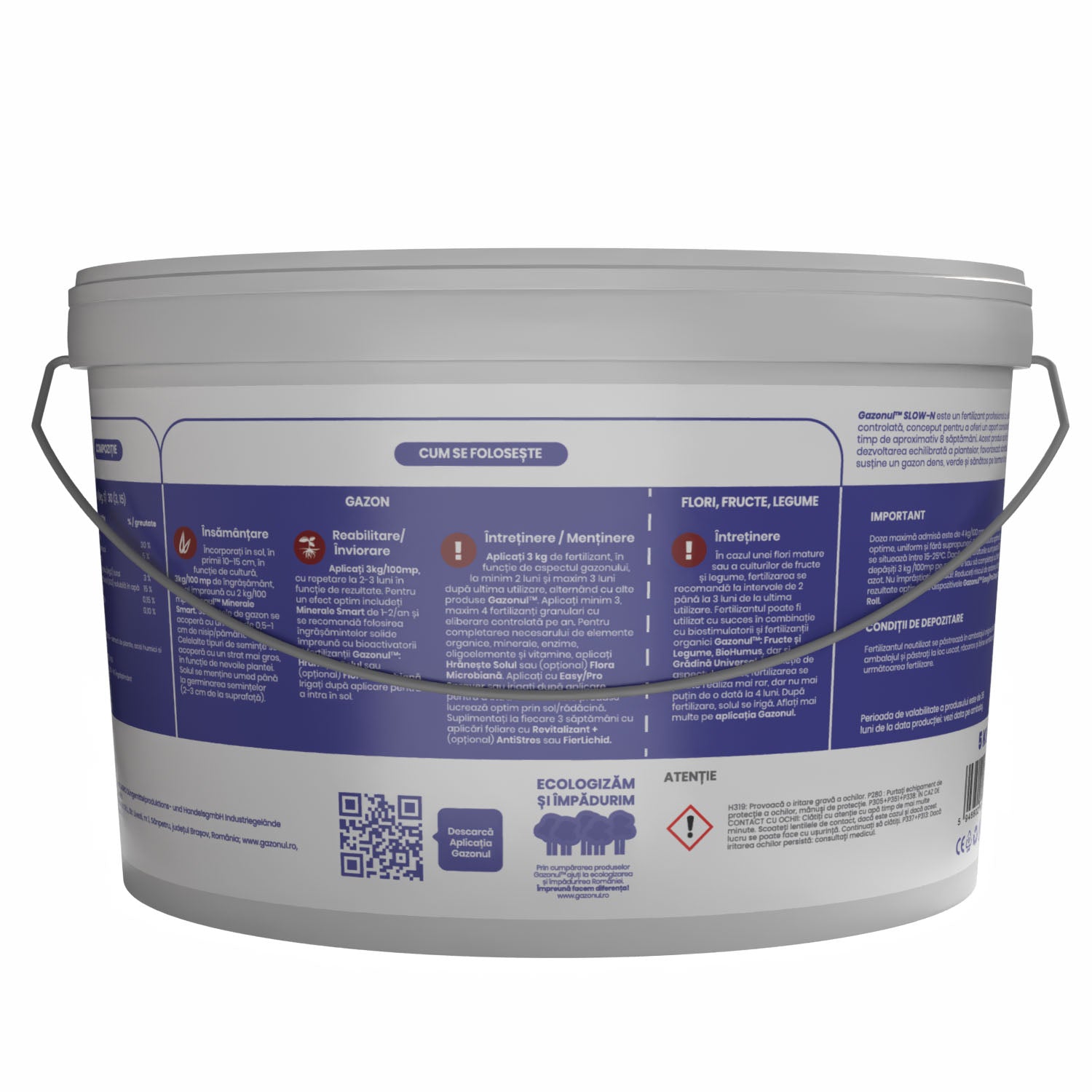 Îngrășământ gazon Universal SIow-N, cu eliberare controlată