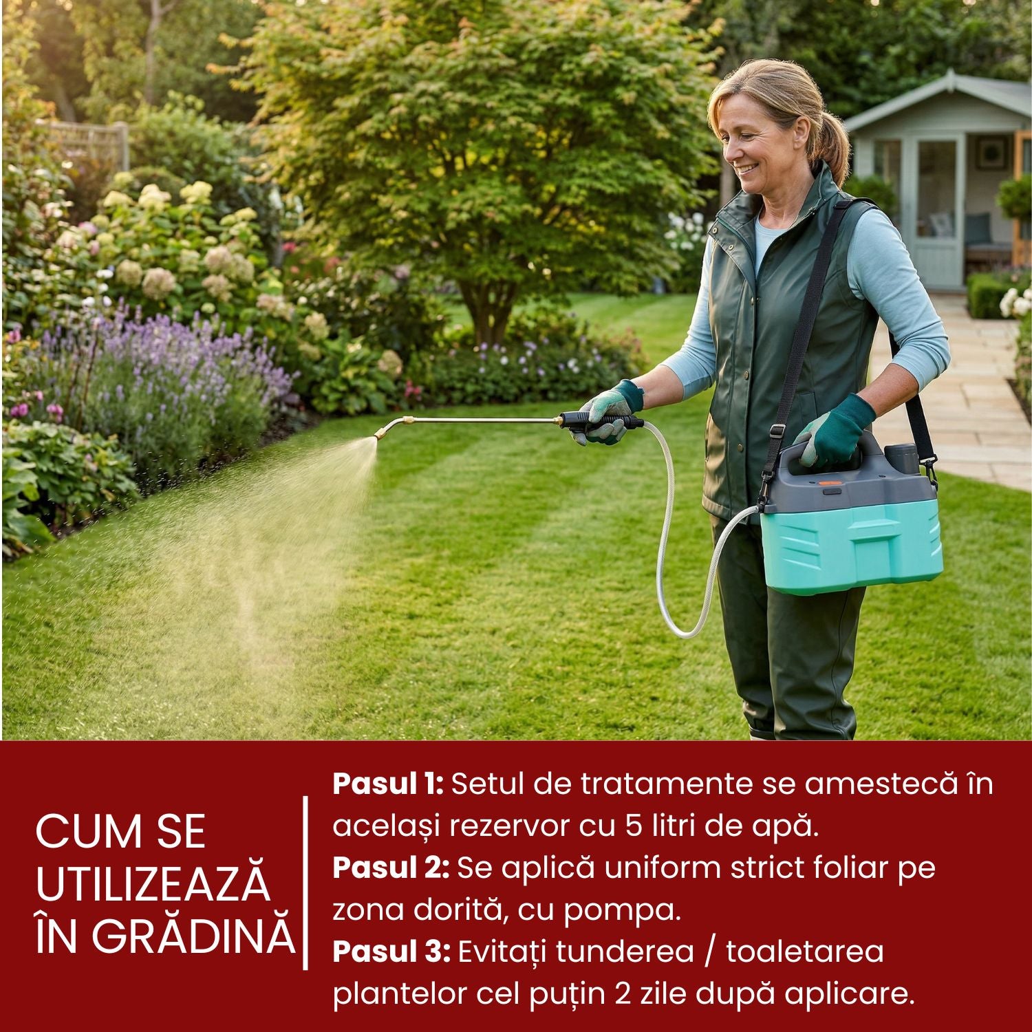 Pachet Tratament Grădină BIO - VARĂ – Îngrijire și Protecție împotriva Dăunătorilor și Bolilor