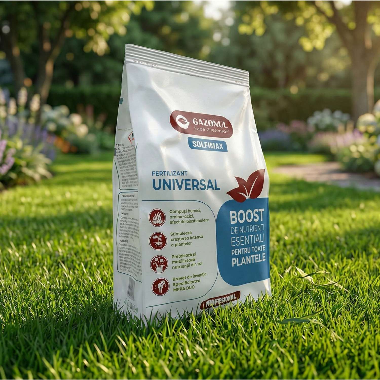 Îngrășământ gazon Universal pentru însămânțare, supraînsămânțare și reabilitare