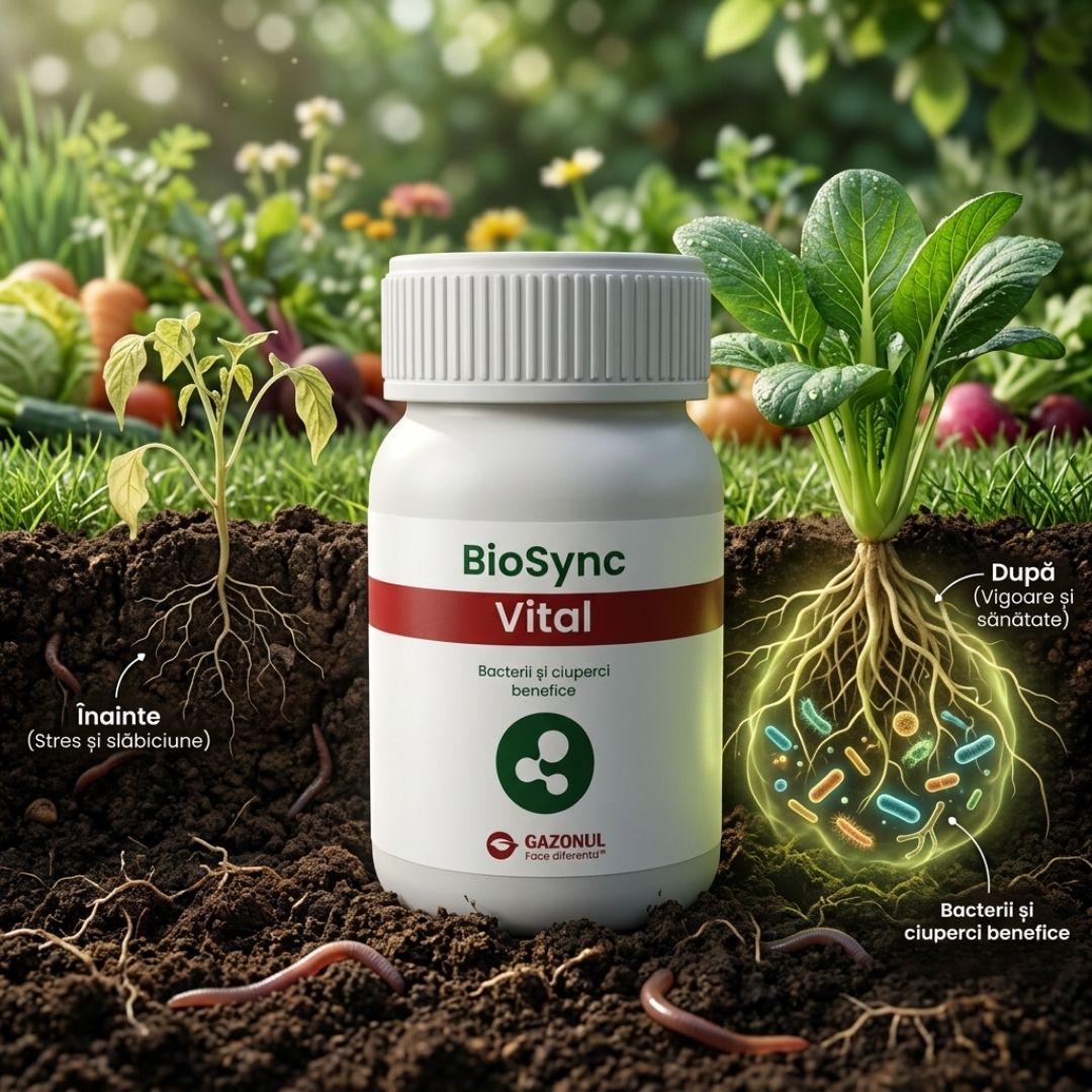 BioSync Vital - bacterii și ciuperci benefice pentru prevenirea bolilor și dezvoltarea plantelor 10 g